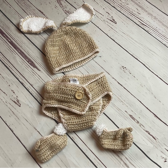 So-Dorable Knit Baby Bunny Suit - Picture 1 of 7